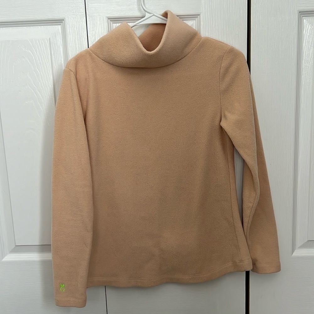 Dudley Stephens Tan Cowl Neck Sweater